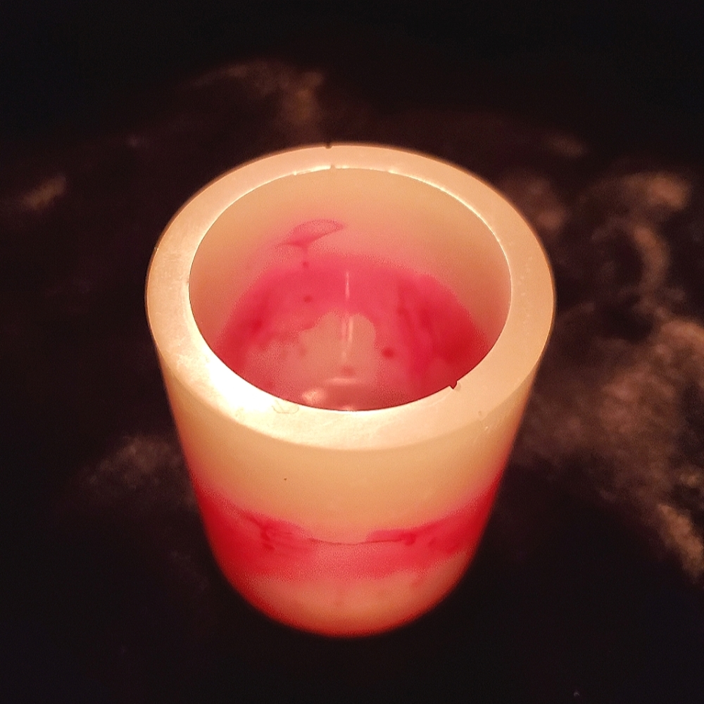 Pink & White Pen Holder